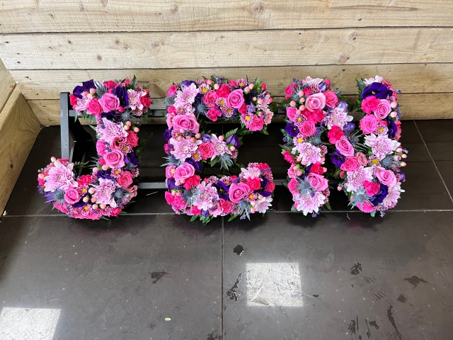 Loose Floral Letters