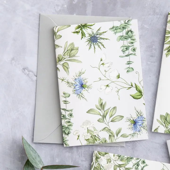 Floral Blank Cards