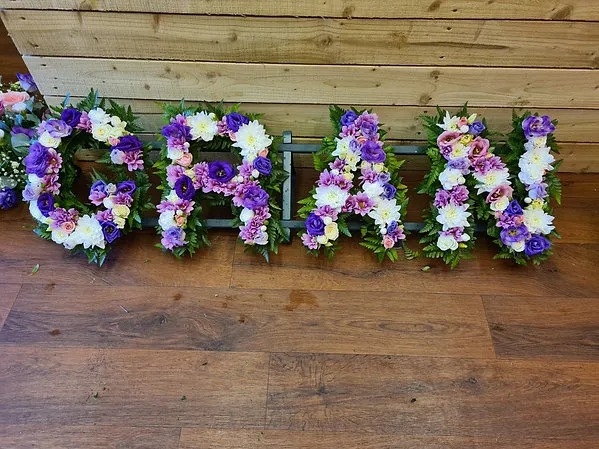 Loose Floral Letters