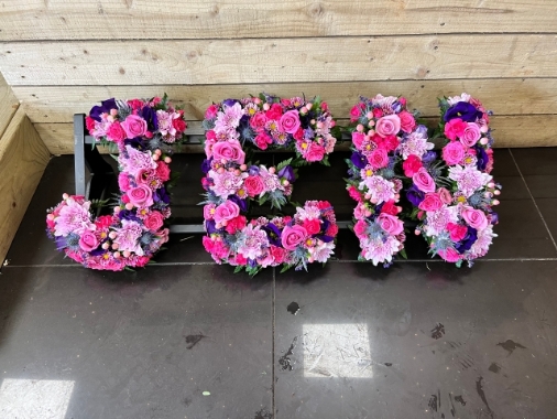 Loose Floral Letters