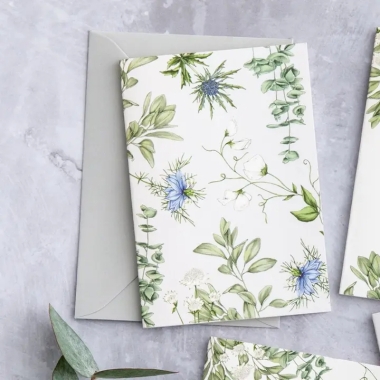 Floral Blank Cards